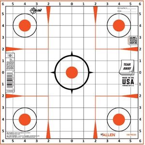EZ Aim Paper 12 X 12 Sight Grid Target - 100 Per Pad