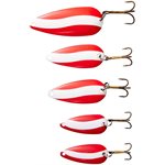 SPOON ASSTM RED / WHITE 5-pk