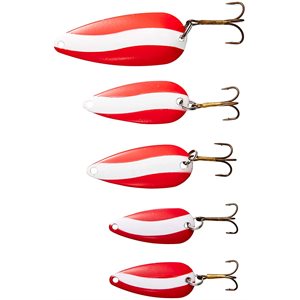 SPOON ASSTM RED / WHITE 5-pk