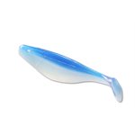 6" GIANT SASSY SHAD STRIPER PACKAGING 3 PACKWHITE PEARL / BL