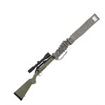 Stretch Knit Gun Sock - 52In - Gray