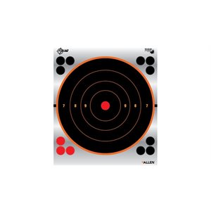 EZ AIM 9 INCH REFLECTIVE BULLSEYE TARGET, 6 PER PACK