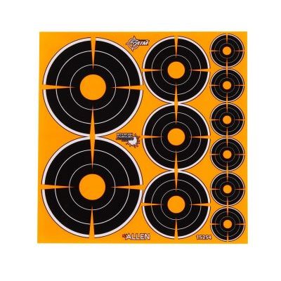 EZ Aim Adhesive Splash Bullseye Variety Pack 1in-72 - 2in-36