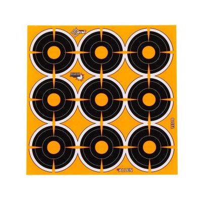 EZ Aim Adhesive Splash 2in Bullseye 12 Sheets - 108 Pieces