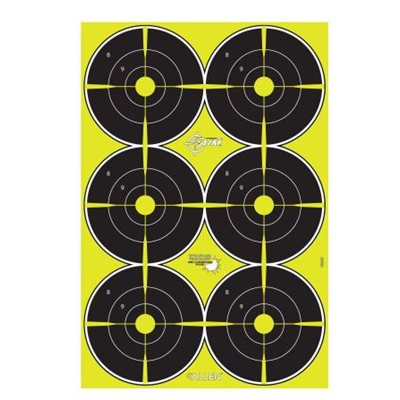 EZ Aim Splash Non- Adhesive 12 X 18 - 6 Inch Bullseye - Six