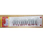1 / 16 OZ MINNOW HEAD JIG / CRAPPIE MINNR / RED / SLV GLT / PRL (1