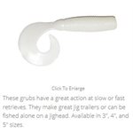 4" Finesse GrubWhite
