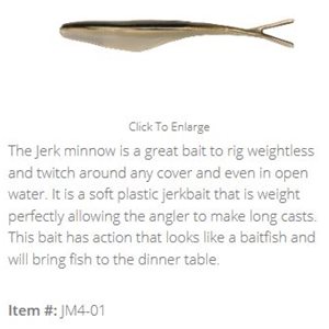 "4"" JERK MINNOW / REEL SHAD (10 PACK)"