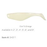 "3"" SHAD  /  WHITE (10 PACK)"