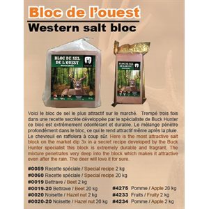 SALT BLOC 2 KG RECETTE SPECIAL DEER