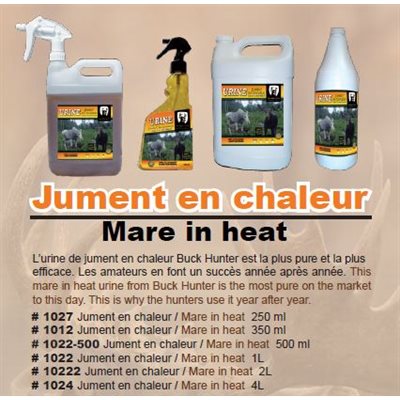 URINE DE JUMENT 350 ML