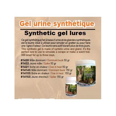 GEL BICHE EN CHALEUR 50 GR CHEVREUIL SYNTHÉTIQUE
