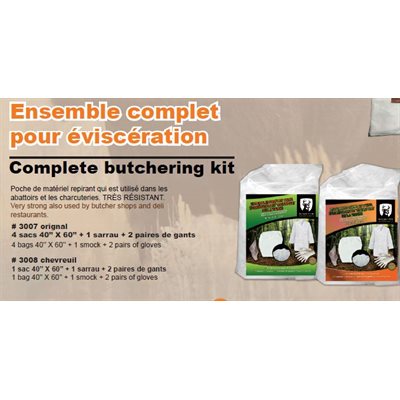 PROTECTOR BAG FOR PIECE OF MEAT 2 BAGS 30''X