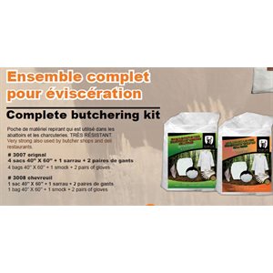 PROTECTOR BAG FOR PIECE OF MEAT 2 BAGS 30''X