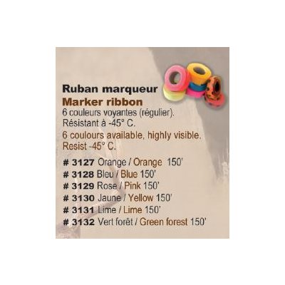 RUBAN MARQUEUR VERT 150 PIEDS