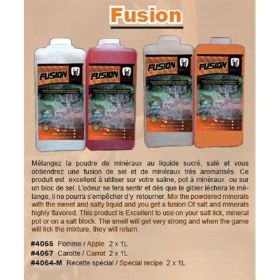 FUSION POMME CHEVREUIL 2X1L