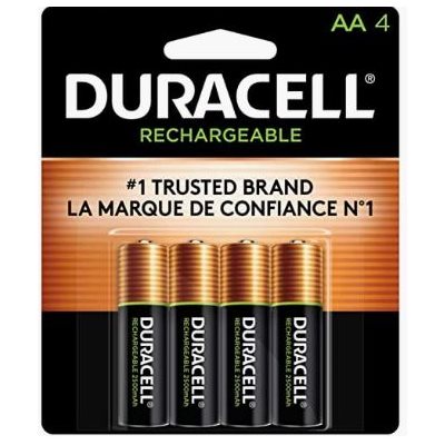 DURACELL RECHARGEABLE AA-4