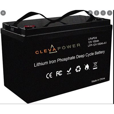 LIFE PO 12 VOLT 100AH 1200 LITHIUM