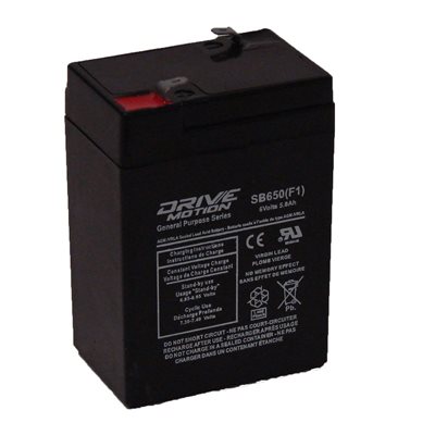 6V-5.0 Ah 2 3 / 4'' X 1 7 / 8'' X 4 1 / 4''