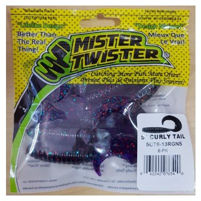 5" CURLY TAIL GRUB 6 PCSJUNE BUG