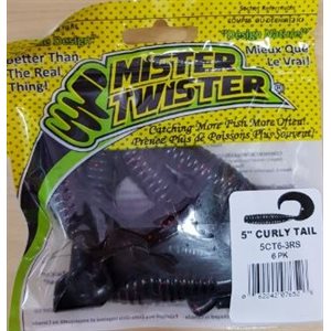 "5"" CURLY TAIL GRUB 6 PCS"