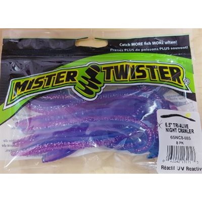 "6,5"" TRI-ALIVE NIGHTCRAWLERS"