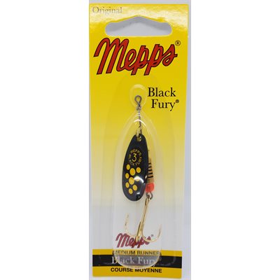 BLACK FURY PLAIN POINTS JAUNES NOIRS