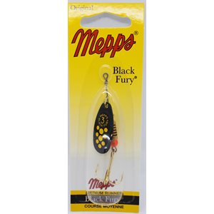 BLACK FURY PLAIN BLACKYELLOW DOTS