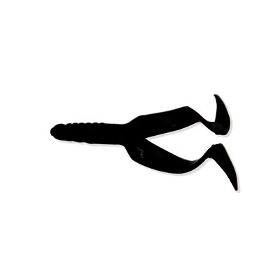 "4"" DOUBLE TAIL 10 PCS NOIR"