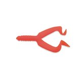 "4"" DOUBLE TAIL 10 PCS ORANGE"