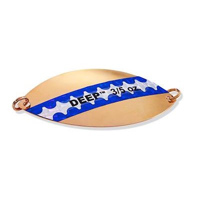 WABBLER DEEP - 3 / 5OZBLUE & SILVER TAPE GOLD