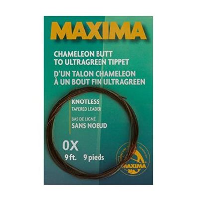 KNOTLESS TAPERED LEADERS CHAMELEON ULTRAGREEN