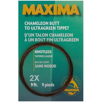 KNOTLESS TAPERED LEADERS CHAMELEON ULTRAGREEN