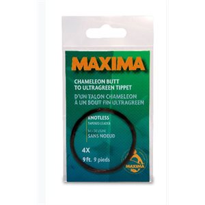 KNOTLESS TAPERED LEADERS CHAMELEON ULTRAGREEN