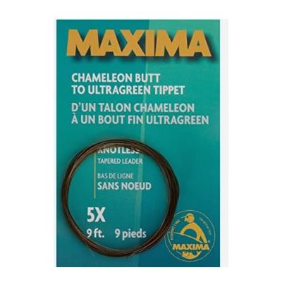 KNOTLESS TAPERED LEADERS CHAMELEON ULTRAGREEN