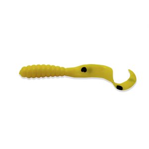 3" MEENY DOTTED 15 PCSYELLOW / BLACK DOTS