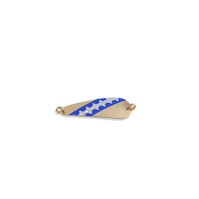 TORONTO WOBBLER NO HOOK BLUE SILVER TAPE GOLD