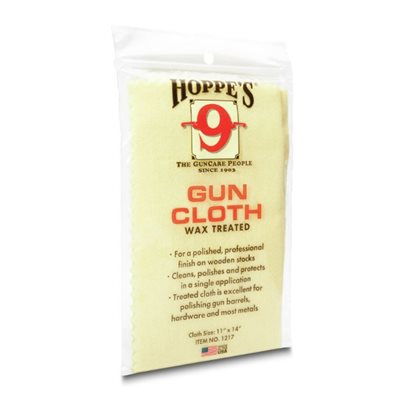 "Gun Cloth Wax Treated 12x17"", Poly Bag"