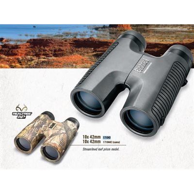 10X42MM BLACK ROOF PRISM, FOCUS FREE, BOX