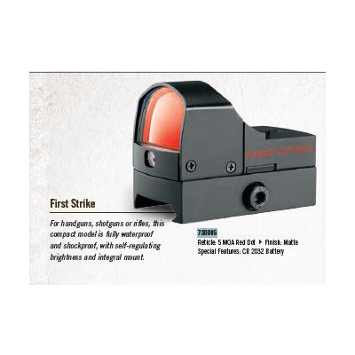 FIRST STRIKE REFLEX RED DOT, SIGHT, 5 MOA DOT, BOX
