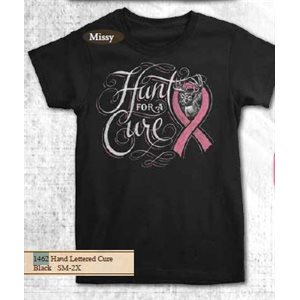 Hand Lettered Cure Black