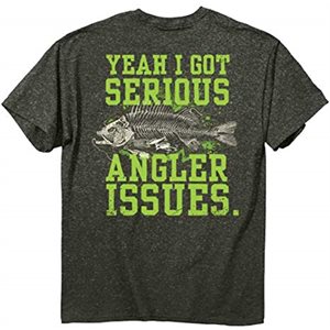 SERIOUS ANGLER ISSUES CHARCOAL HEATHER *