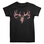 PINK CAMO RIP SKULL BLACK *