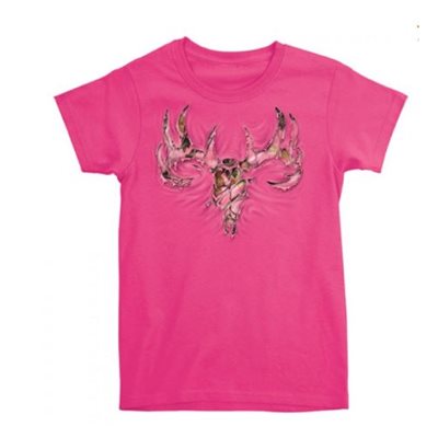 PINK CAMO RIP SKULL HELICONIA *