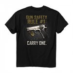 GUN SAFETY RULE BLACK *