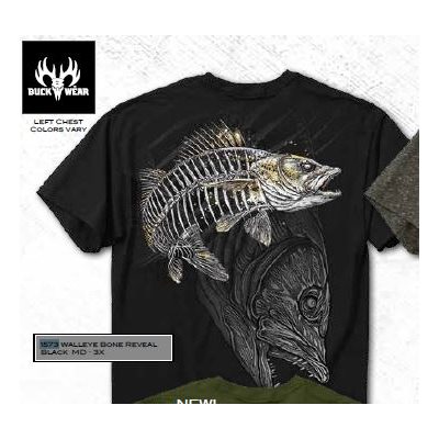 NEW Walleye Bone Reveal Black