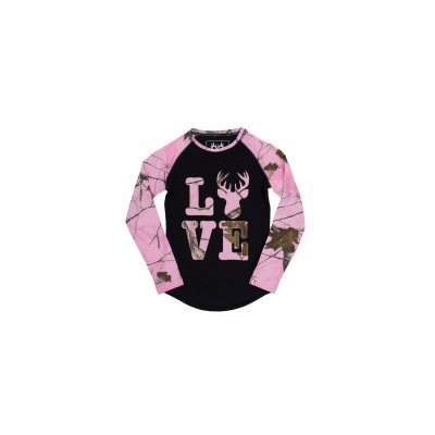 LOVE DEER BLACK / REALTREE PINK CAMO