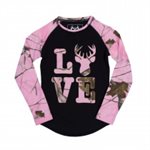 LOVE DEER BLACK / REALTREE PINK CAMO