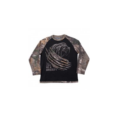 BE A GRIZZLY BLACK / REALTREE CAMO