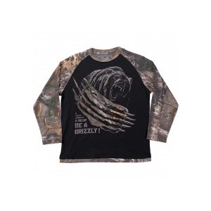 BE A GRIZZLY BLACK / REALTREE CAMO